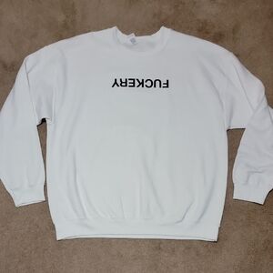 EUC Jay-Z & Beyoncé Collab Tour F*ckery White Crewneck